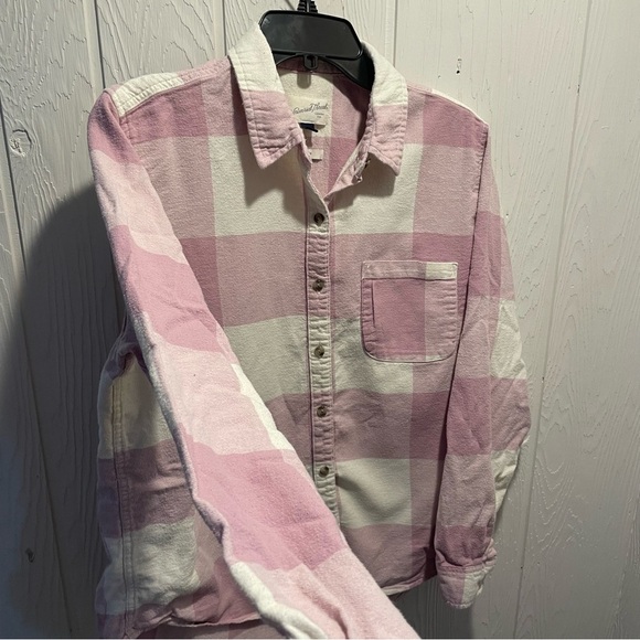 Universal Thread Pink & White Women’s Flannel - Picture 5 of 5